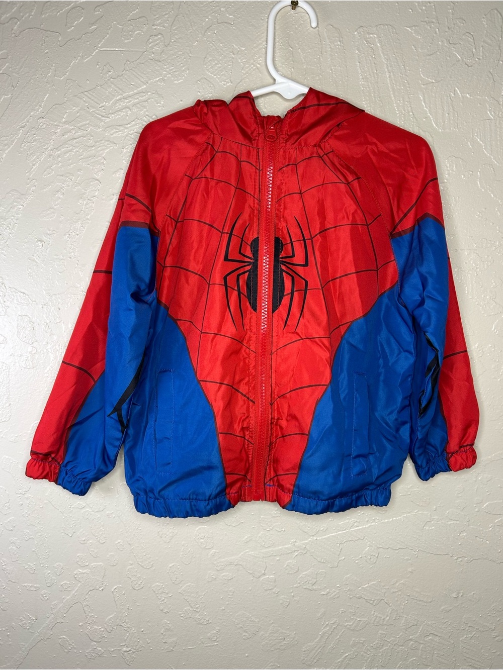 Spider-Man Red and Blue Kids Costume Jacket - size 4